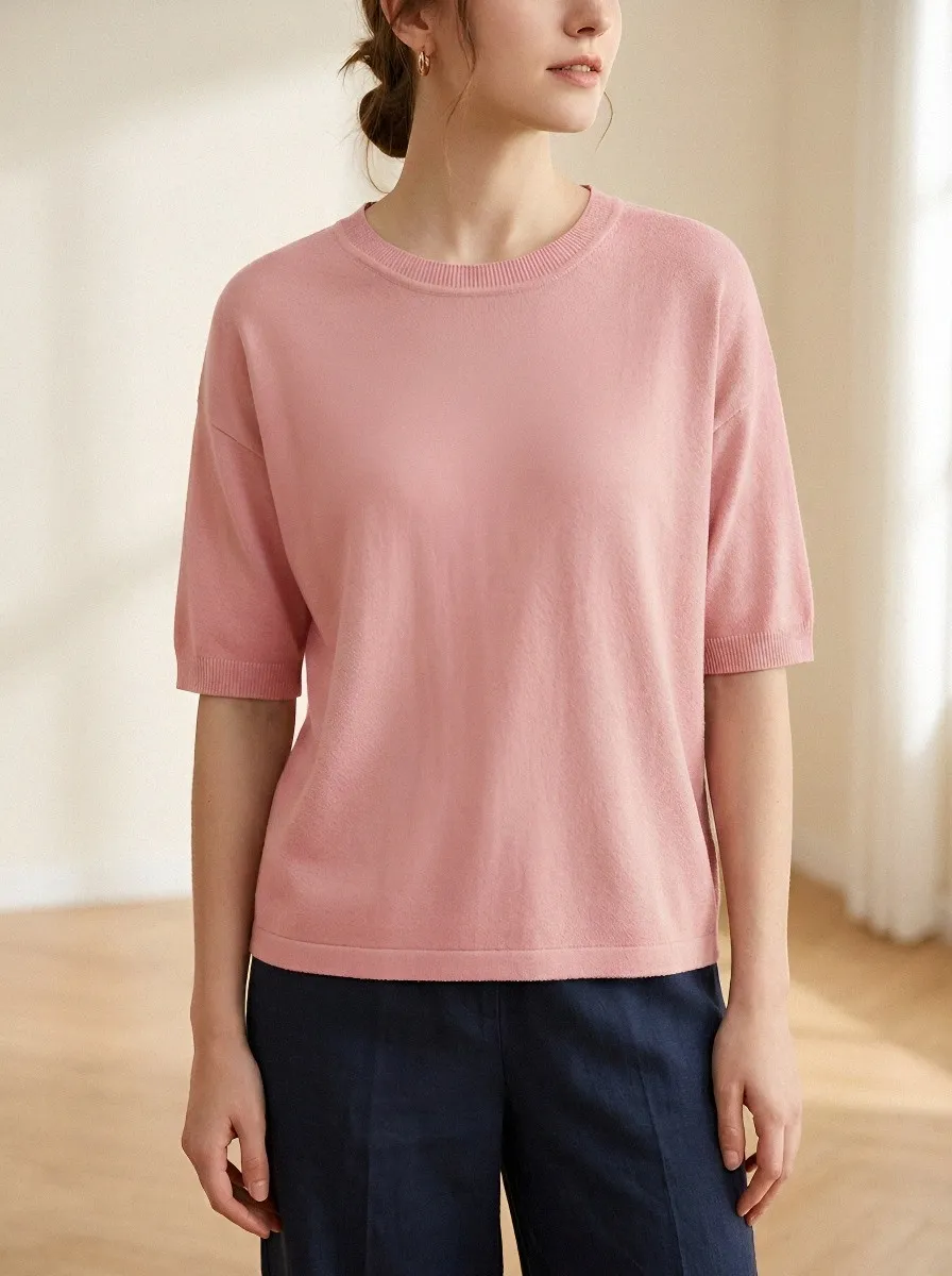 Women's Relaxed Soft Knit T-Shirt