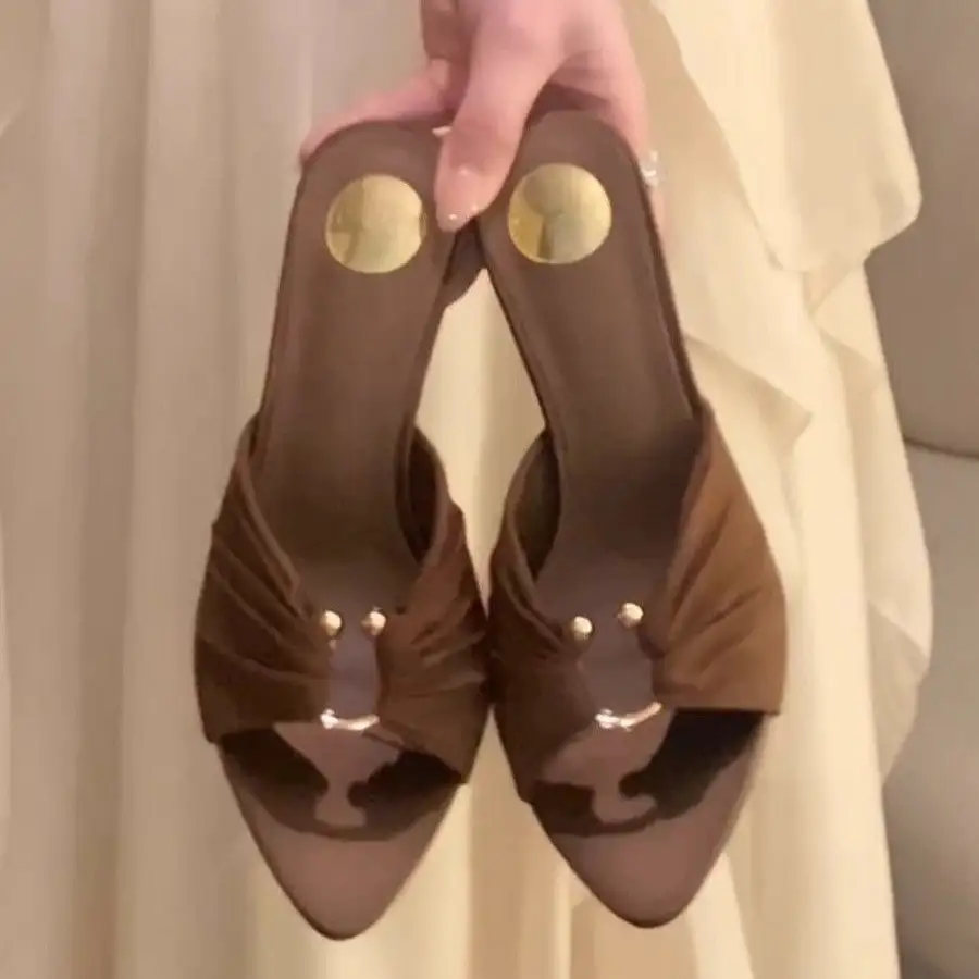 Open Toe Stiletto Sandals