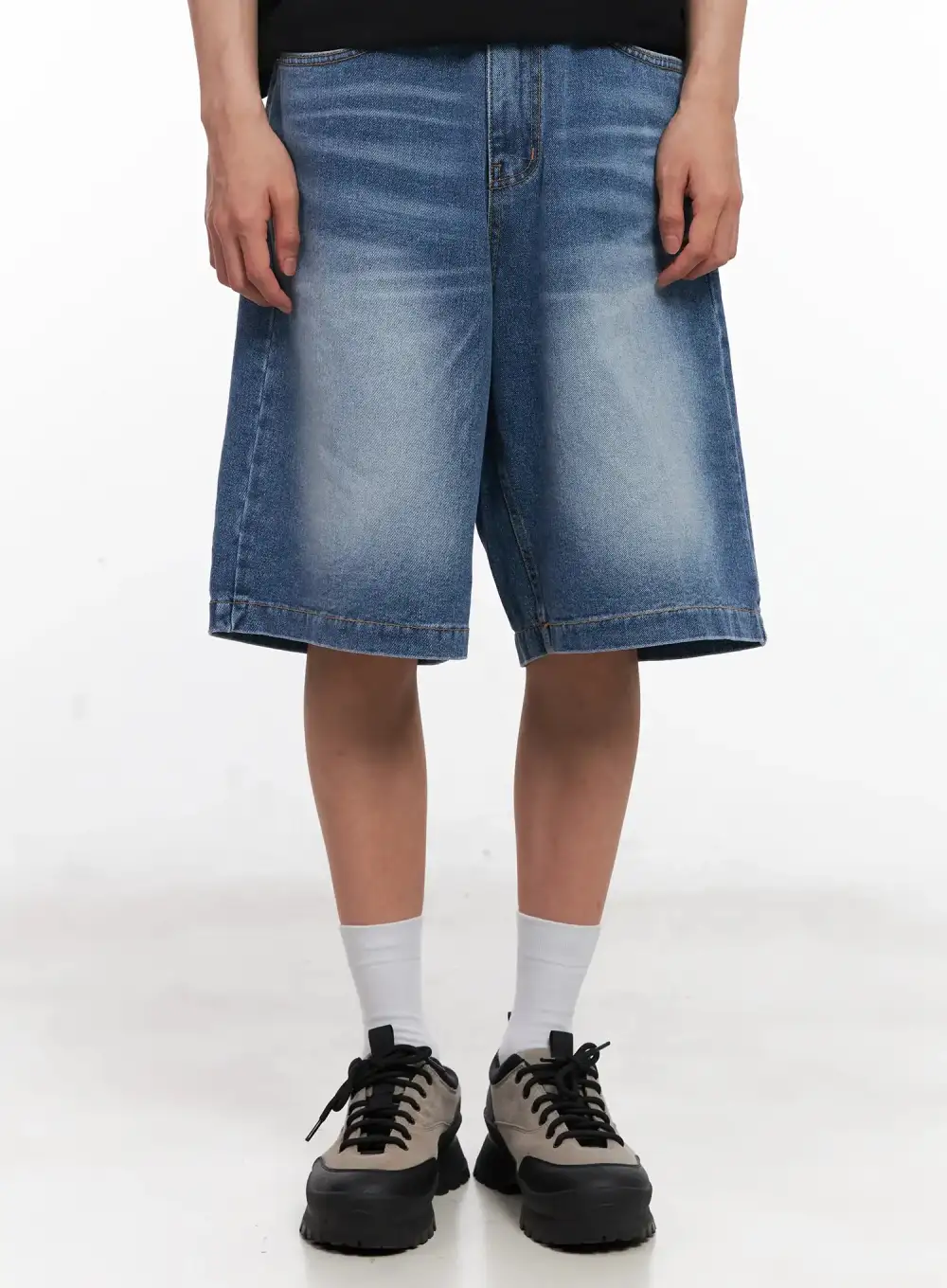 Men's Casual-Fit Denim Shorts