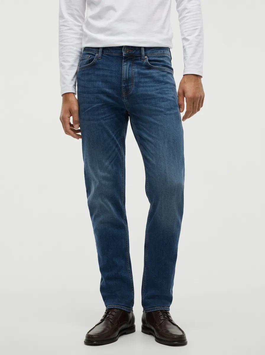 Faded High Jeans