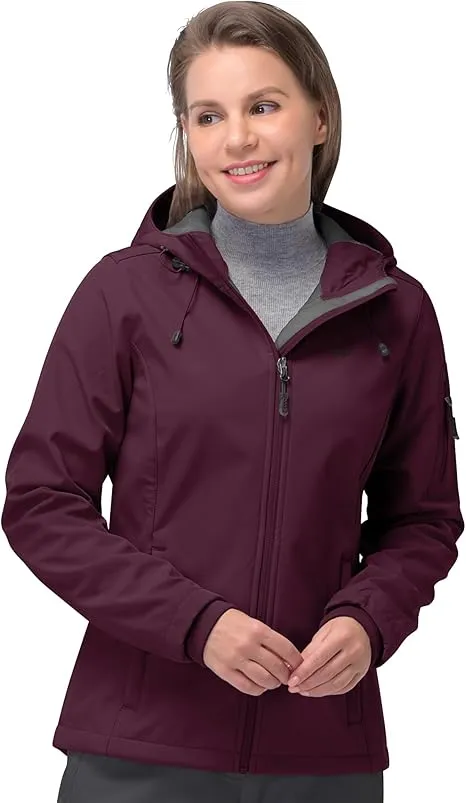 Women’s Softshell Fleece-Lined Jacket – Lightweight Warmth for Every Adventure