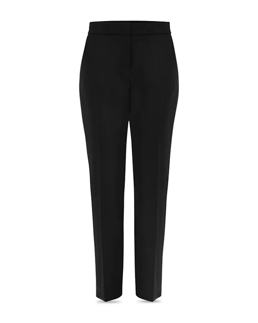 Banded Waist Slim Leg Pants