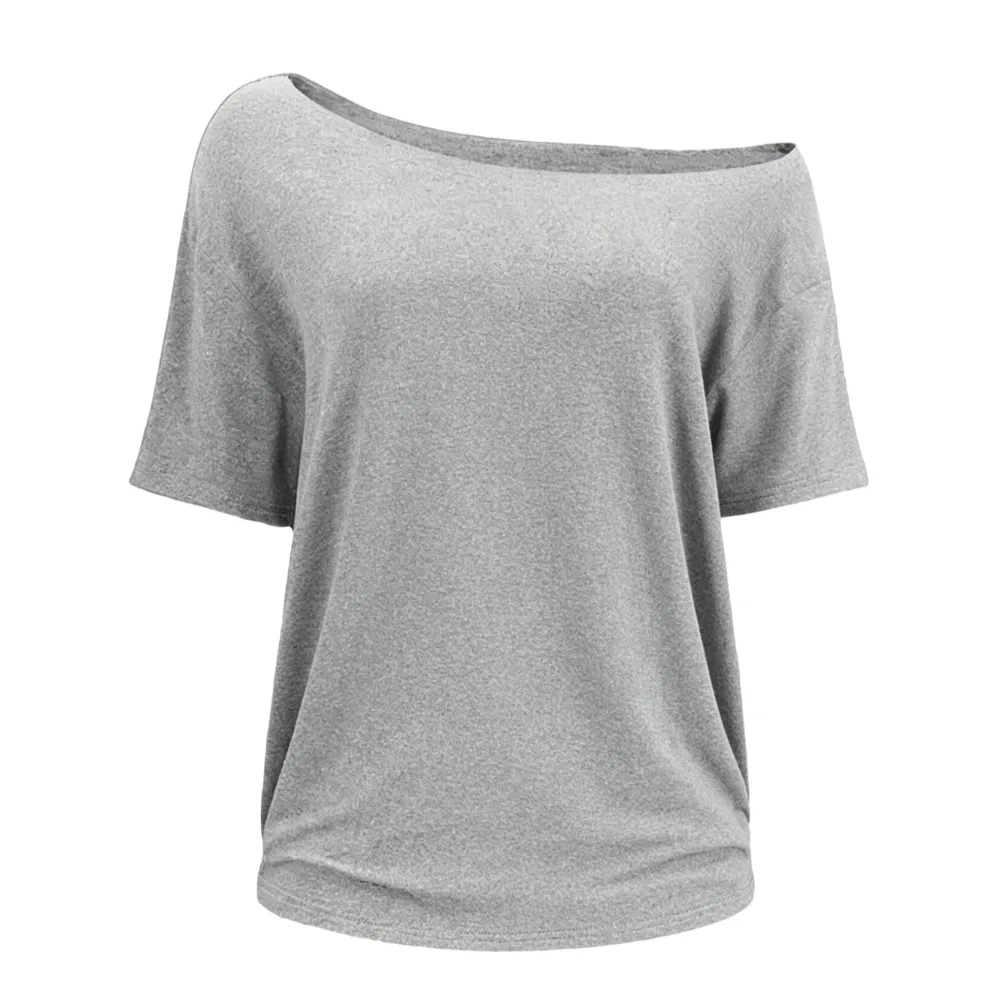 Women's Solid-Color Versatile Short-Sleeve Top