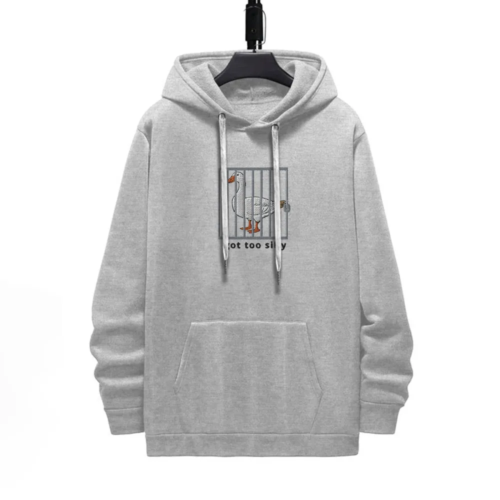 Got Too Silly Pattern Printed Hoodie