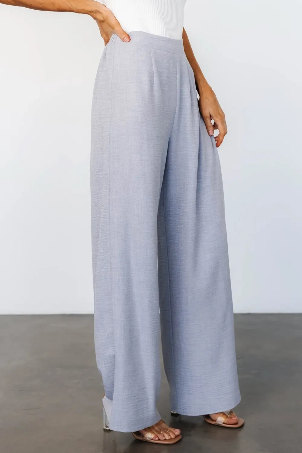 Soft And Comfortable Breathable  Blue Gray Pants