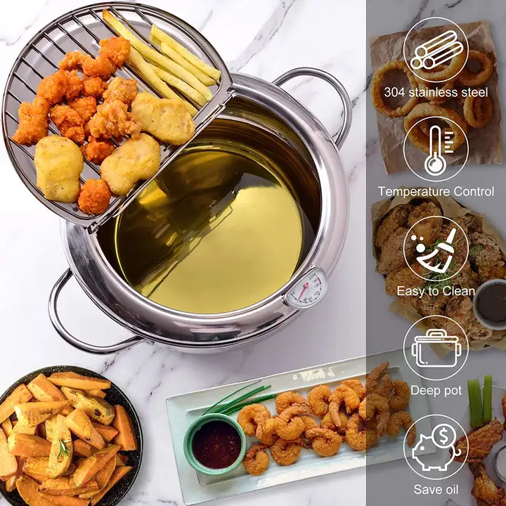 🎁 2025 Hot Sale - Temperature Control Fryer(🥳 Special Offer-30% Off & Buy Two Free Shipping)