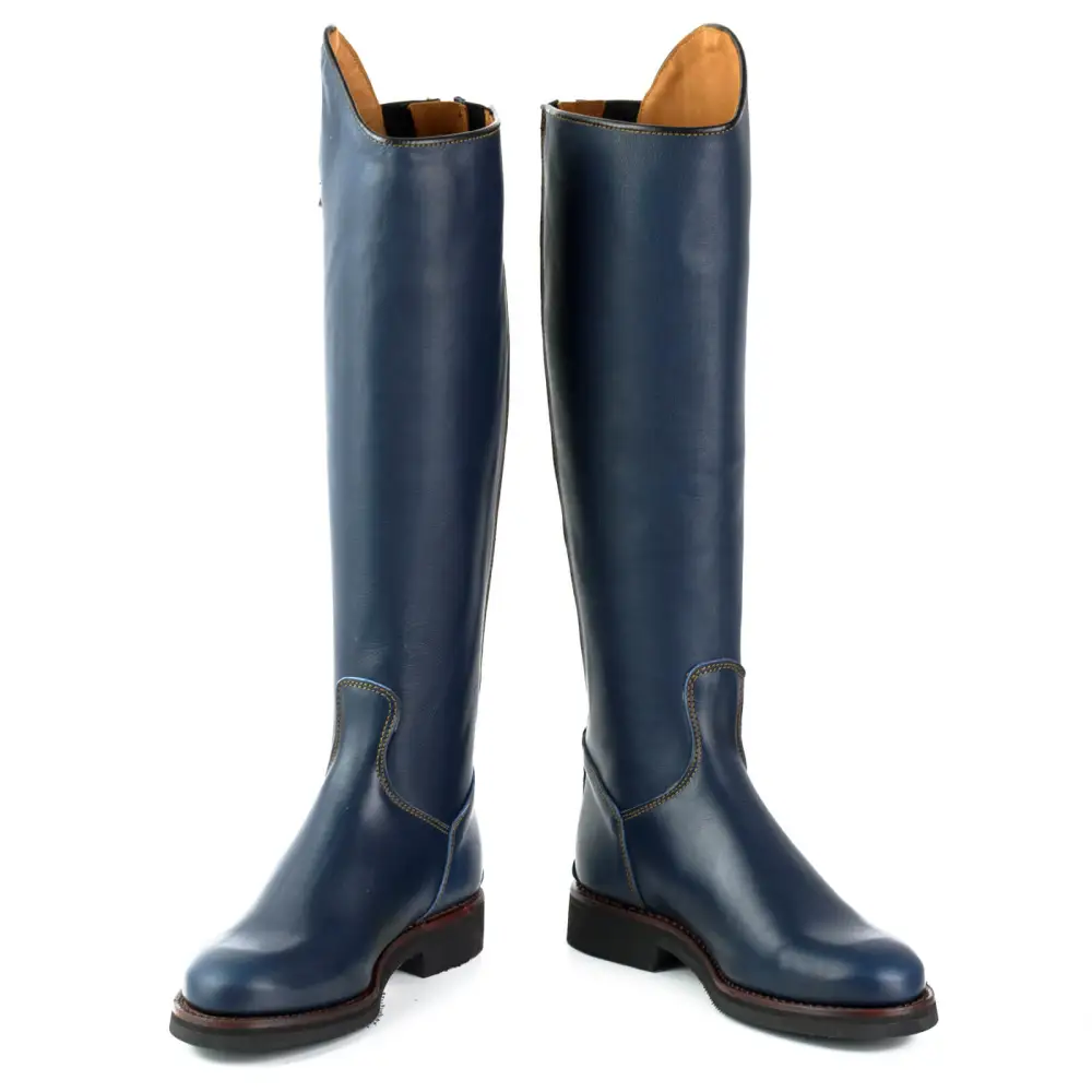 Equestrian Leather Classic Knee High Boots