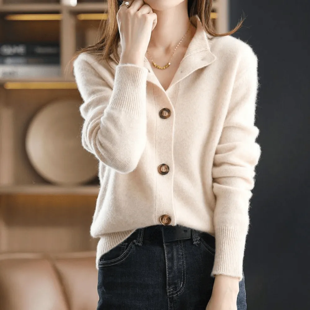 Cashmere Cropped Cardigan