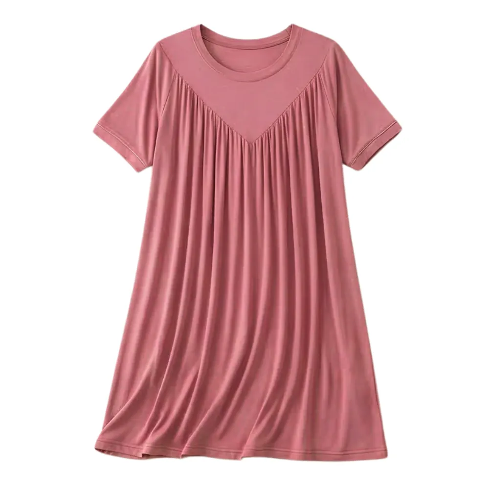 Breathable Modal Sleep Midi Dress