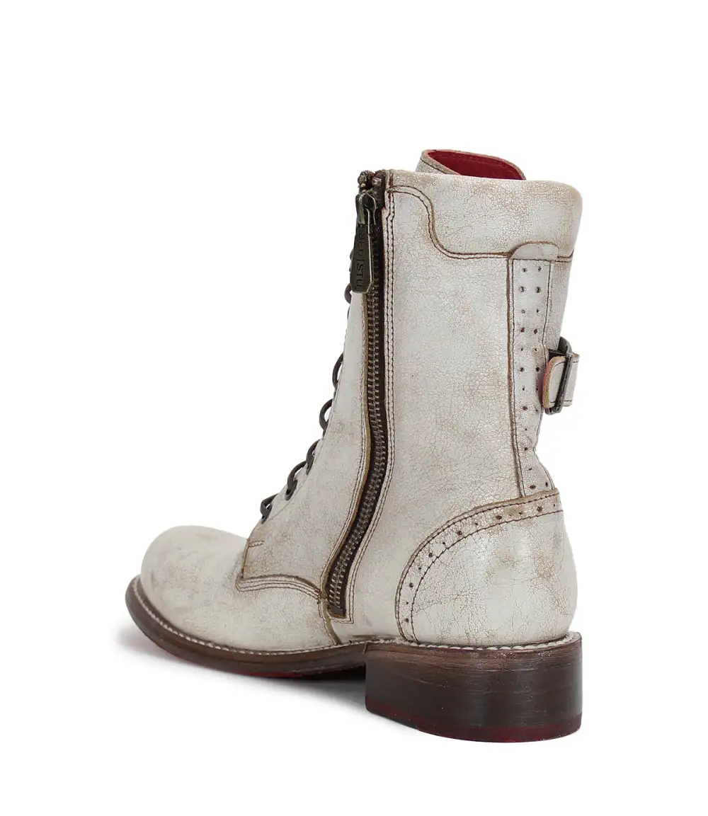 Wingtip Lace-Up Combat Boots