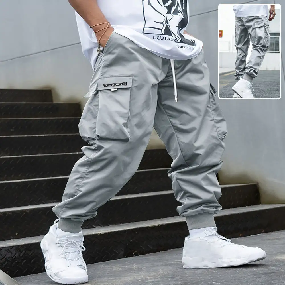 Multi Pocket Drawstring Cargo Pants