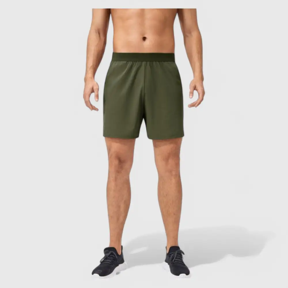 Elastic-Waist Quick-Dry Lightweight Men's Athletic Shorts