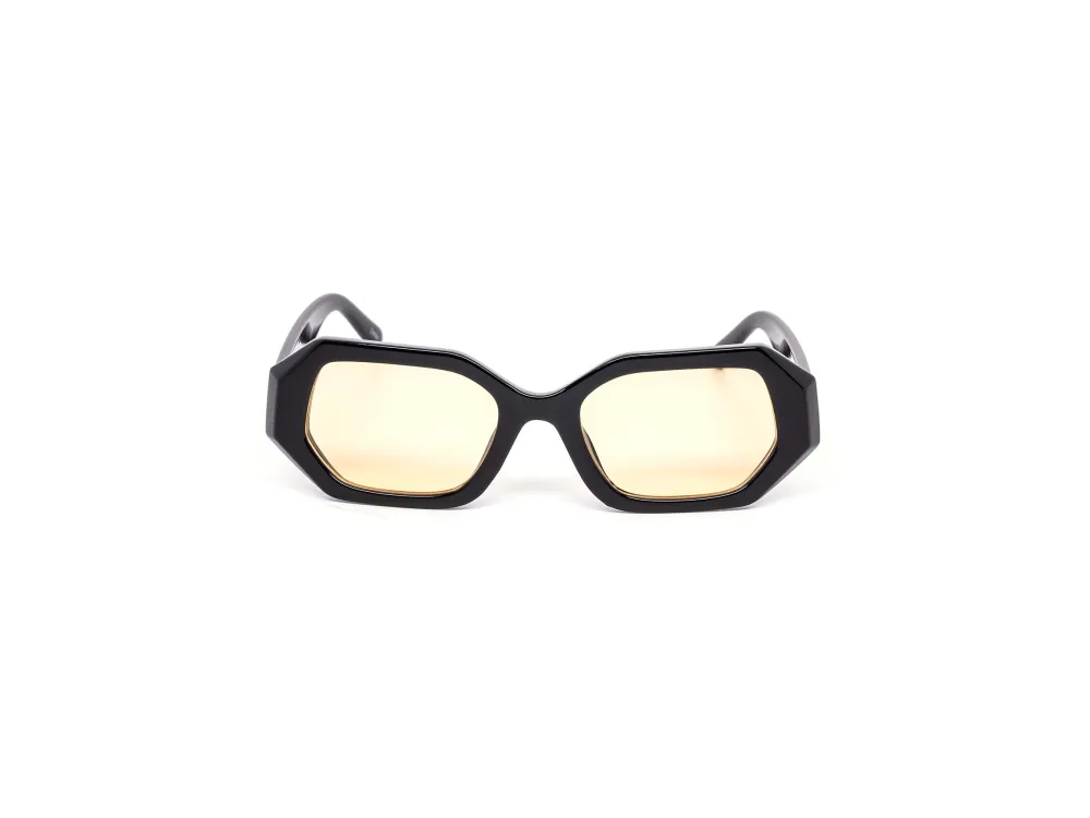 12-Pack Chunky Hexagon Dark Lens Sunglasses