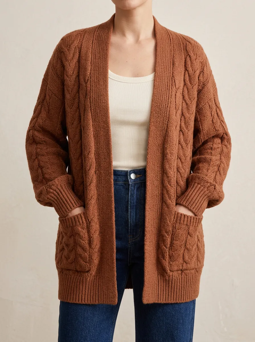 Ribbed Everyday Cardigan