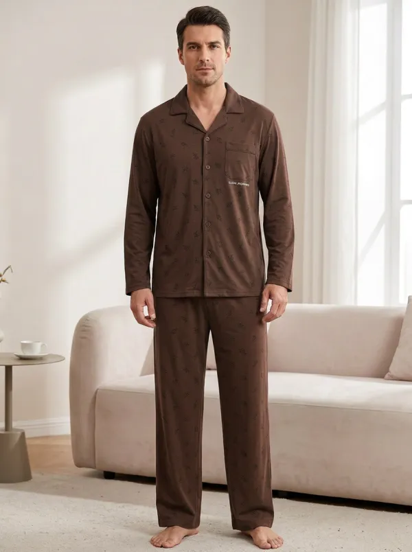 Natural Classic Men's Pajama Set