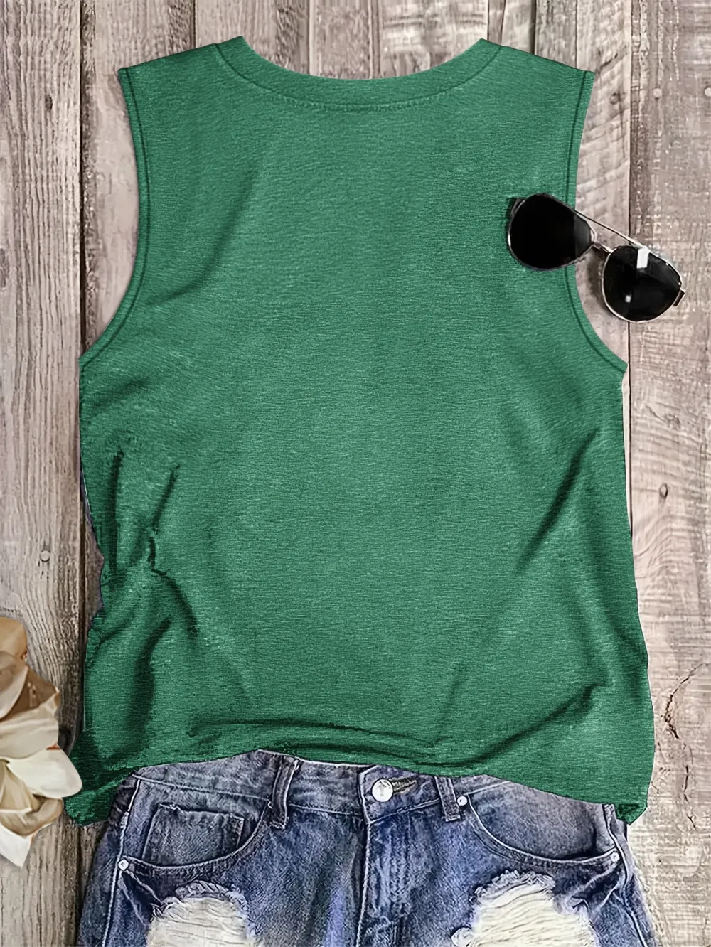 Minimalist Line Dragonfly Print Tank Top