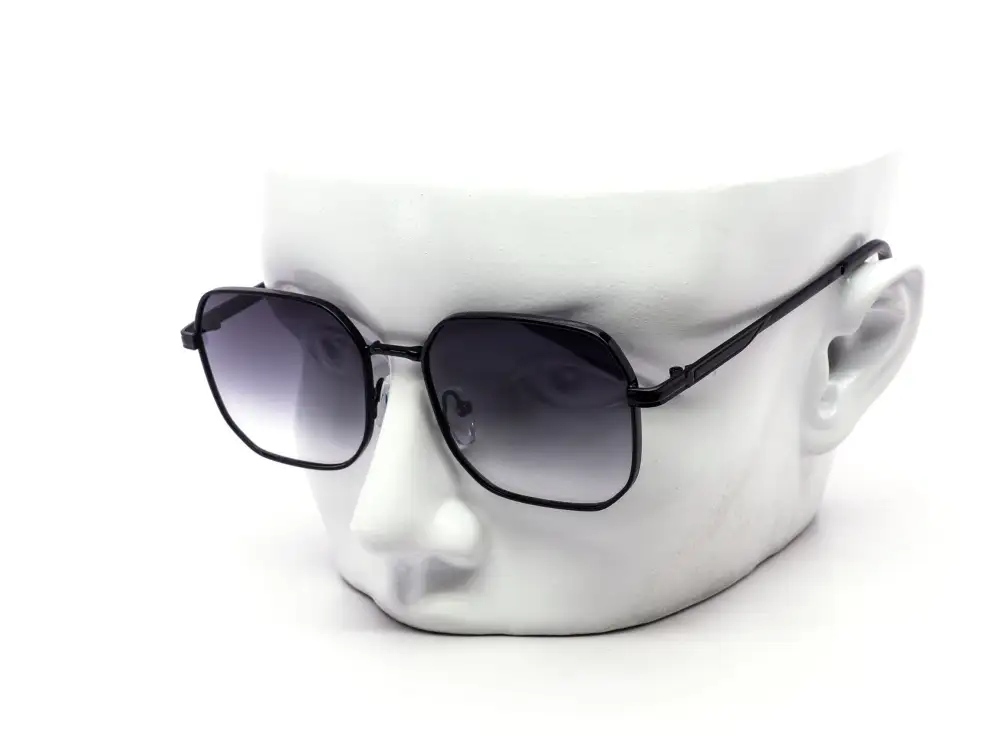 12-Pack Mixed Neutral Tones Minimalist Metal Square Sunglasses