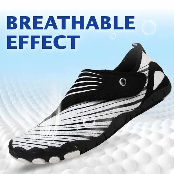 Wide Toe Box Waterproof Barefoot Shoes For Seniors