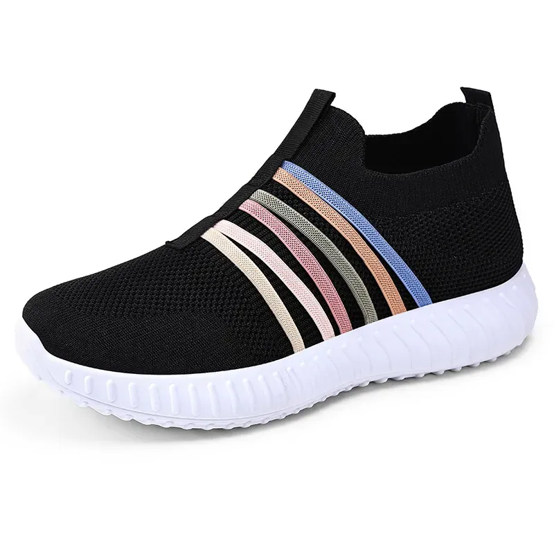 Breathable Mesh Slip On Sneakers