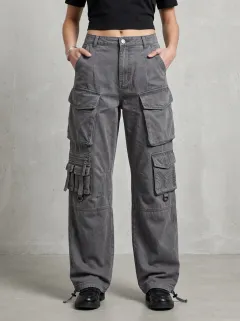 Lifestyle Design Women's Multi Pocket Cargo Pants