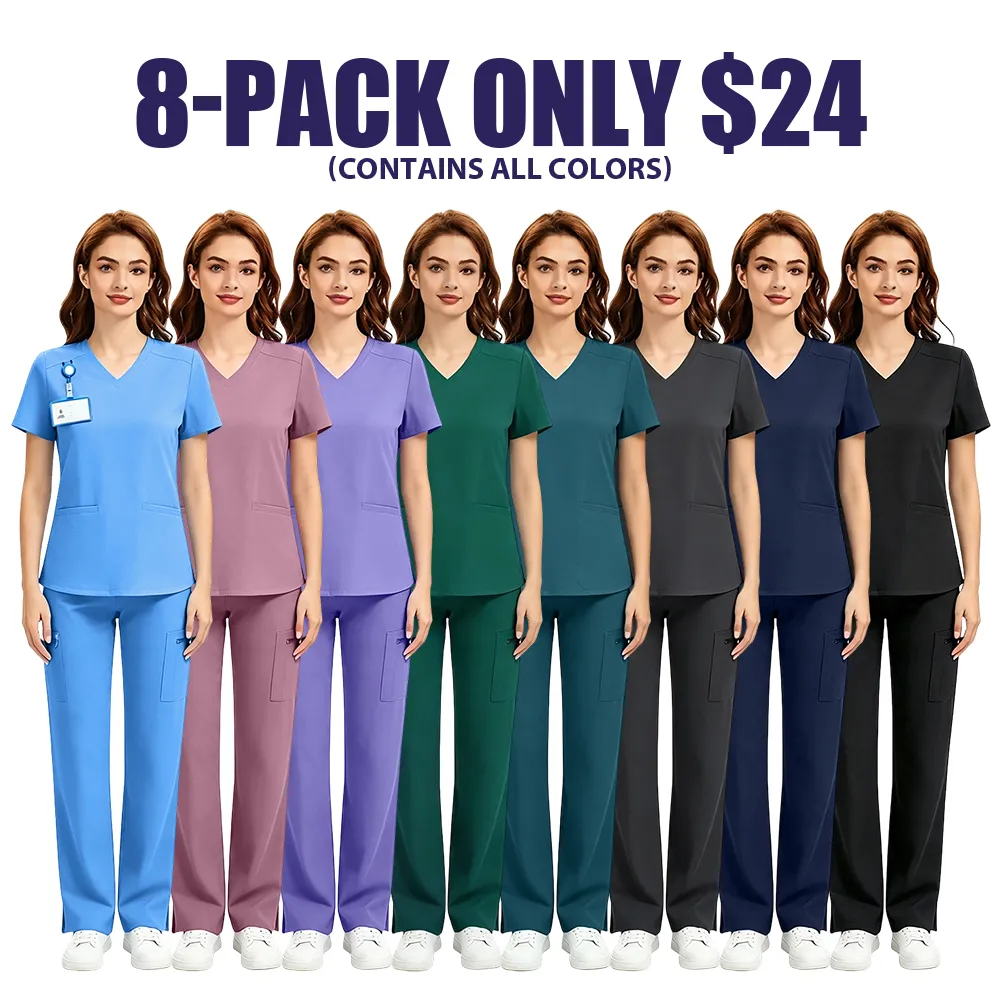 Women's 2-Piece 4-Way Stretch Scrub Sets
