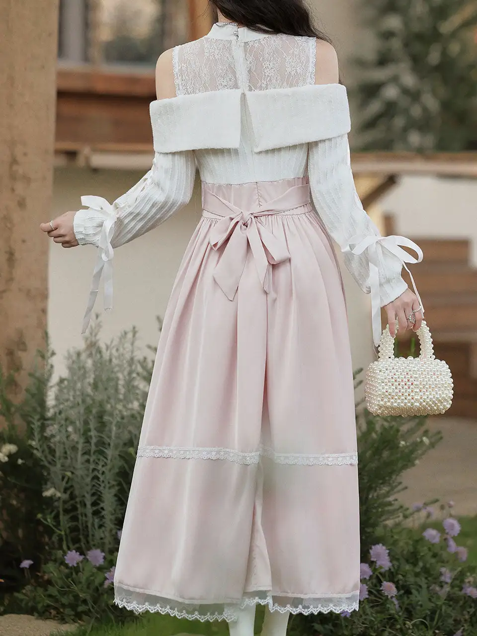 Layered Lace Maxi Dress