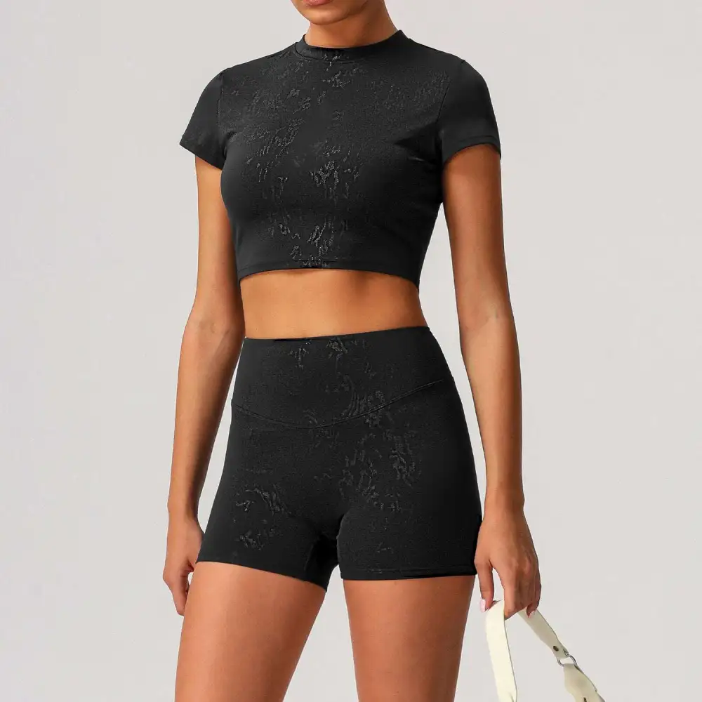 Long-Sleeve Yoga Activewear Active Set