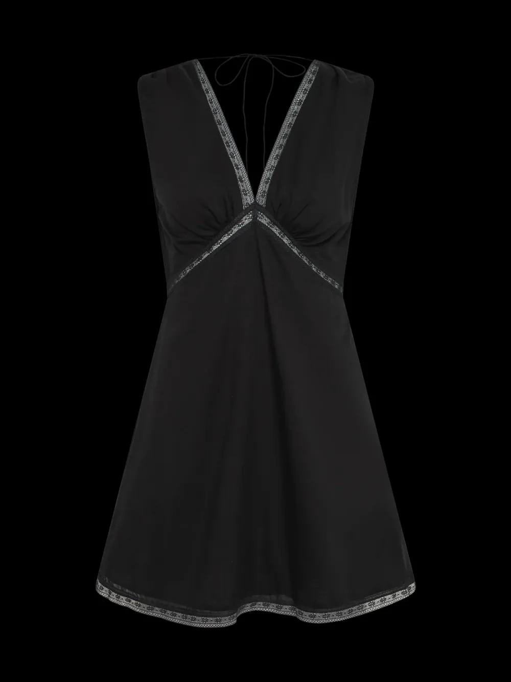 Casual Style Mini Dress Black