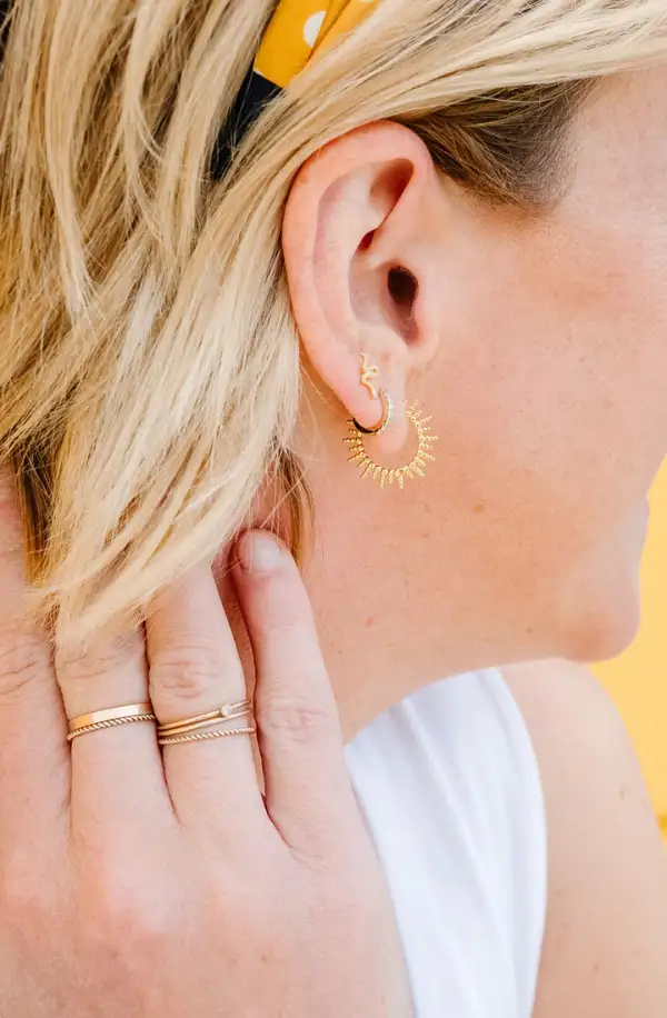 Sunburst  Fashion Earrings