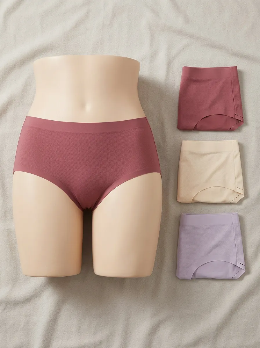 Women's Modern Laser-Cut Seamless Three-Pack Panties