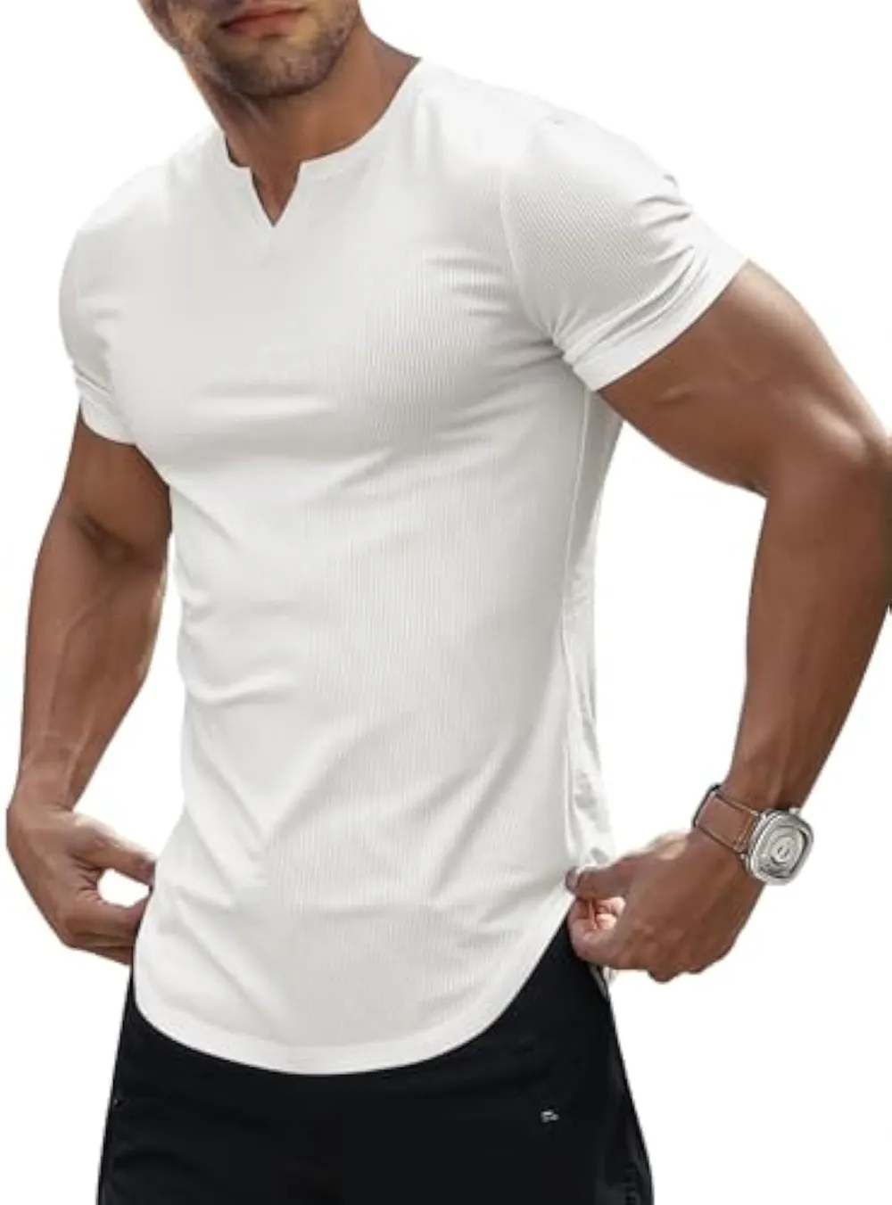 Men's V-Neck Short Sleeve T Shirt