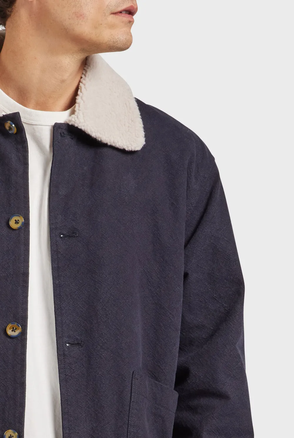 Sherpa Oversized Cotton Jacket