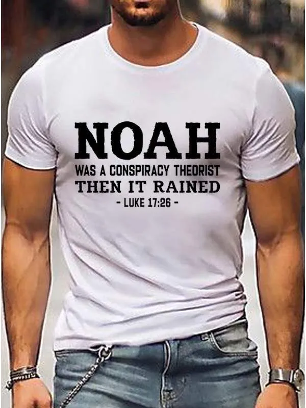Men's Noah Conspiracy Theorist Cotton Crew Neck T-shirt