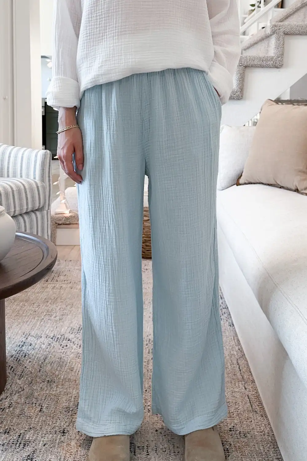 Loose Fit Soft Cotton Pants