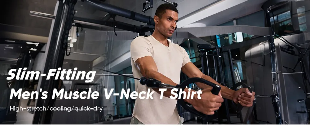 Men's V-Neck Short Sleeve T Shirt