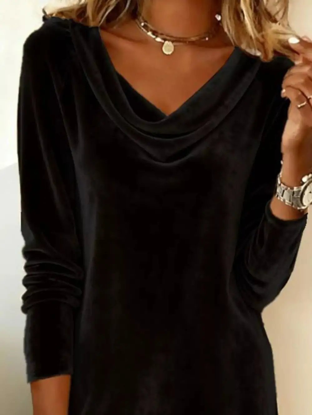 Long Sleeve Maxi Side Slit Dress