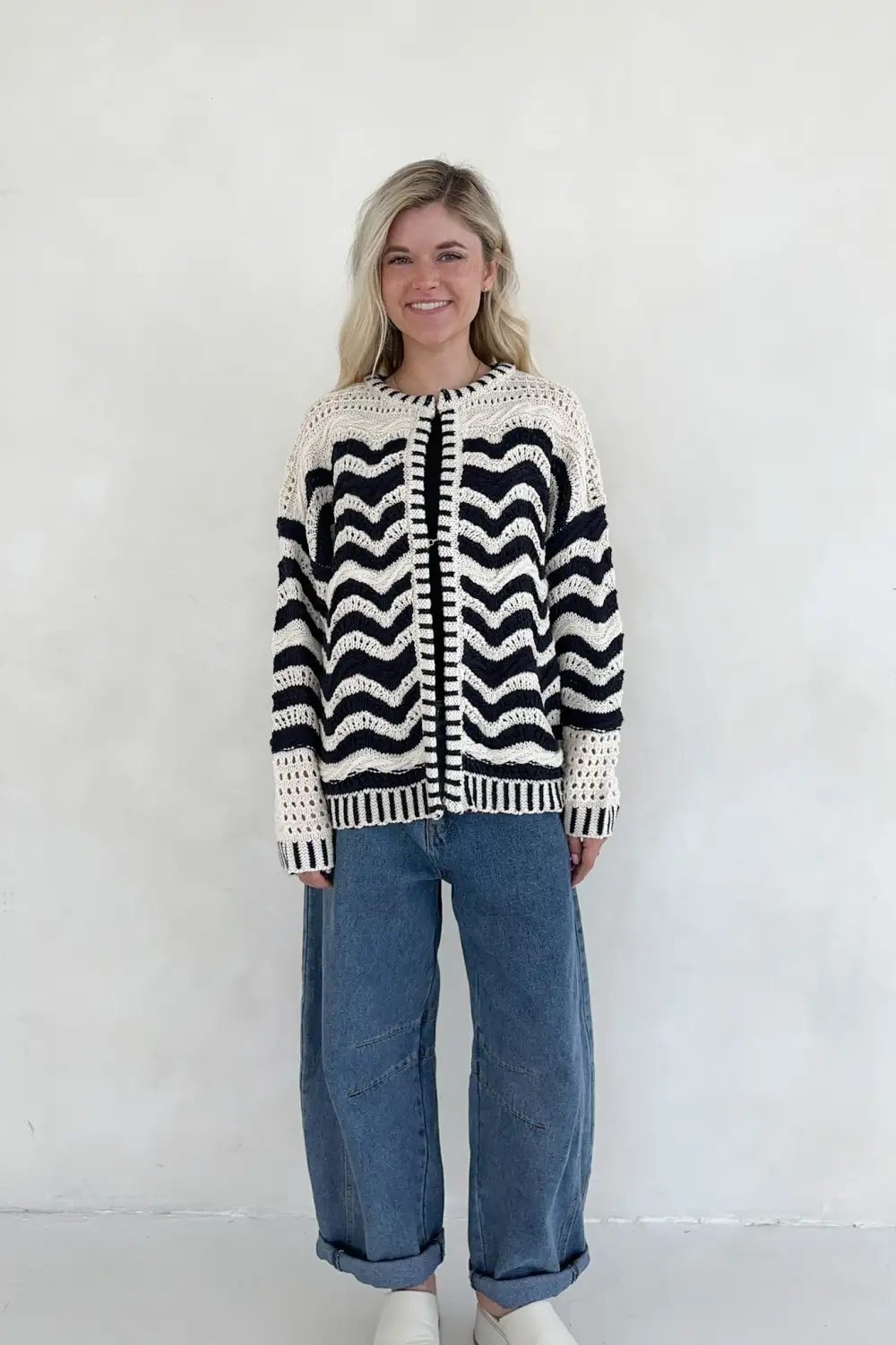Minimal Soft Knit Cardigan