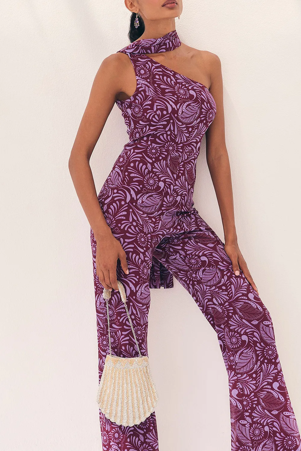 Graphic Print Jumpsuit