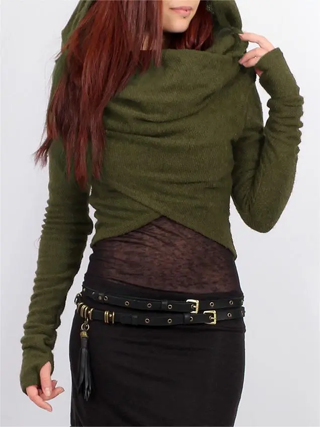 Long Sleeve Short Pullover