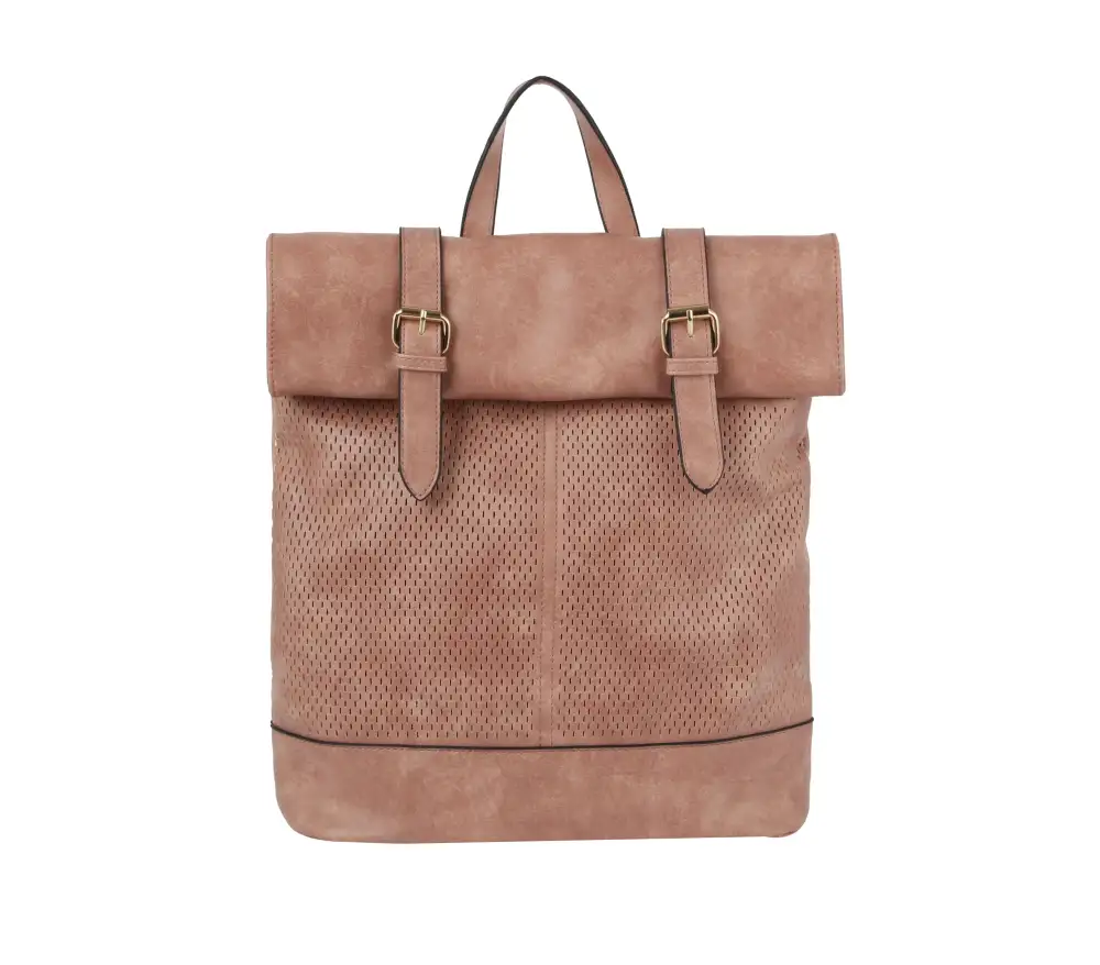 Tall Buckle Accent Backpack