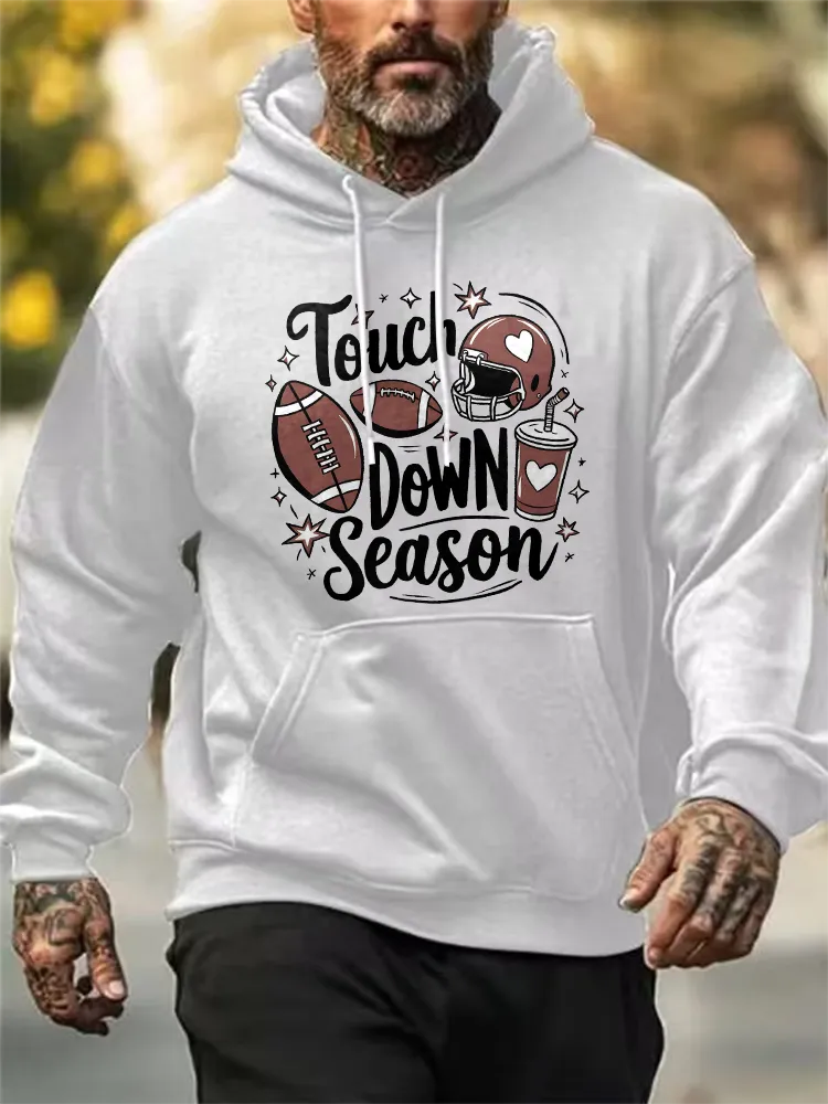 Touchdown Season Pockets Hoodies