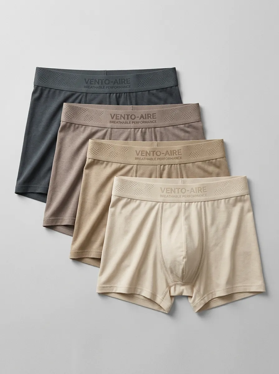 Practical Style Men' Four Pack Boxer Briefs