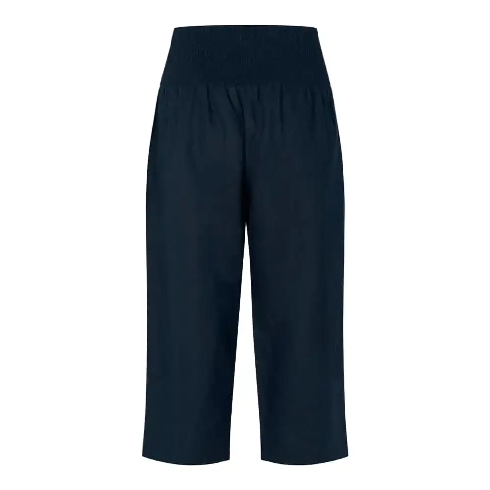 Straight-Leg Cropped Women's Trousers