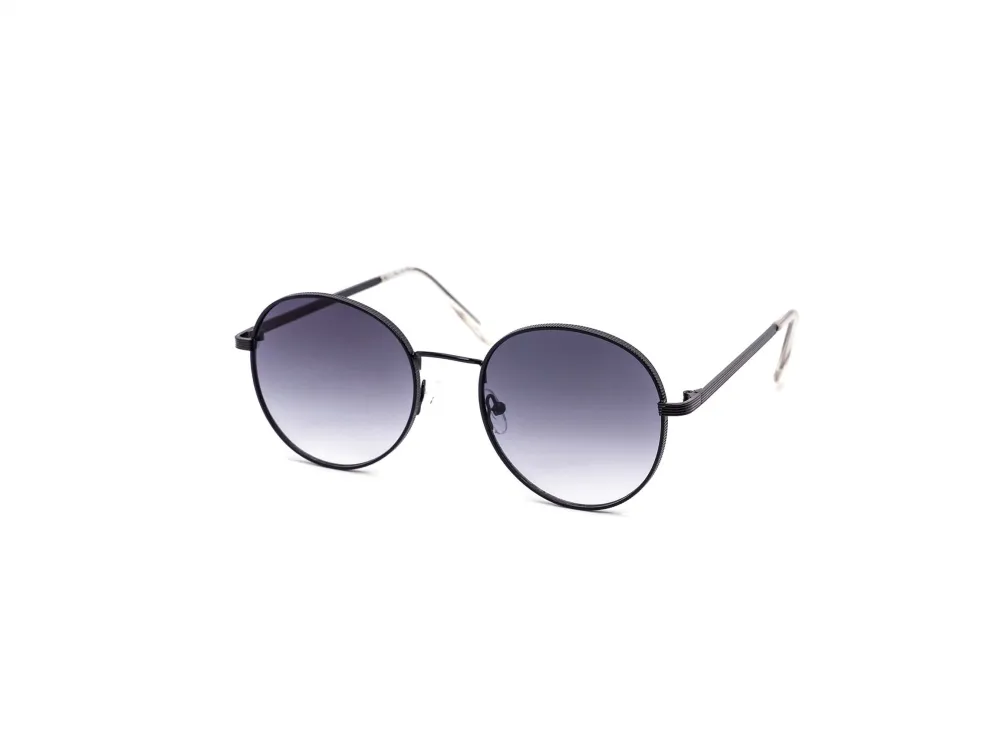 12-Pack Classic Metal Round Gradient Sunglasses