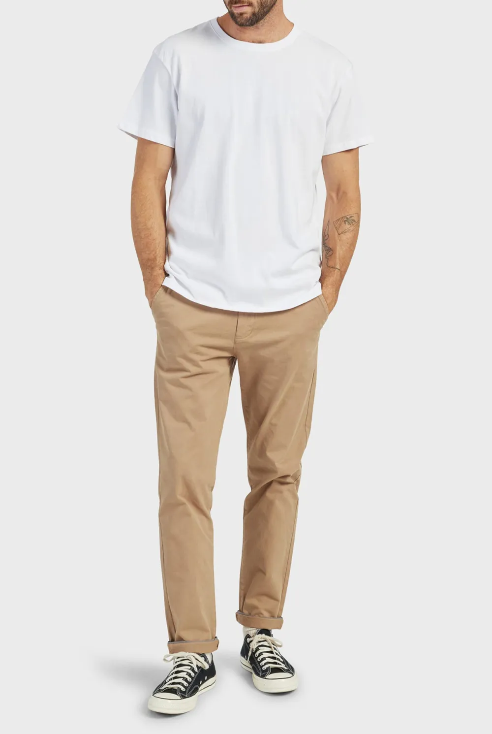 Navy Short Sleeve Crew Neck Tee