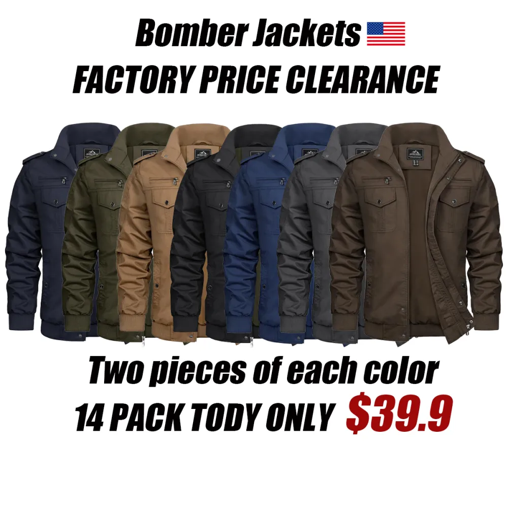 Men's Cotton Jacket Full Zip Lightweight Cargo Work Casual Jacket Outwear Coat Menswear Tops Underwear Human Long Sleeve Beige Plain