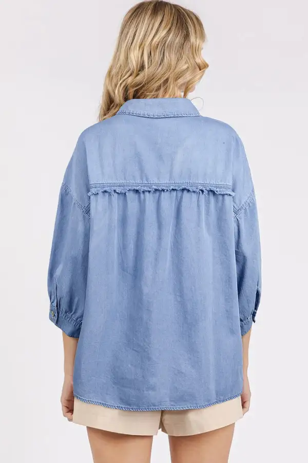 Light Drape Casual Shirt