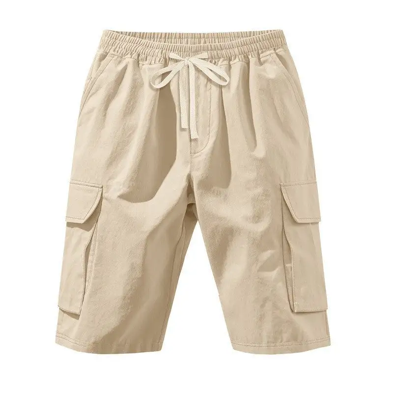 Men's Comfortable Multi Pocket Cargo Shorts for Travel and Leisure