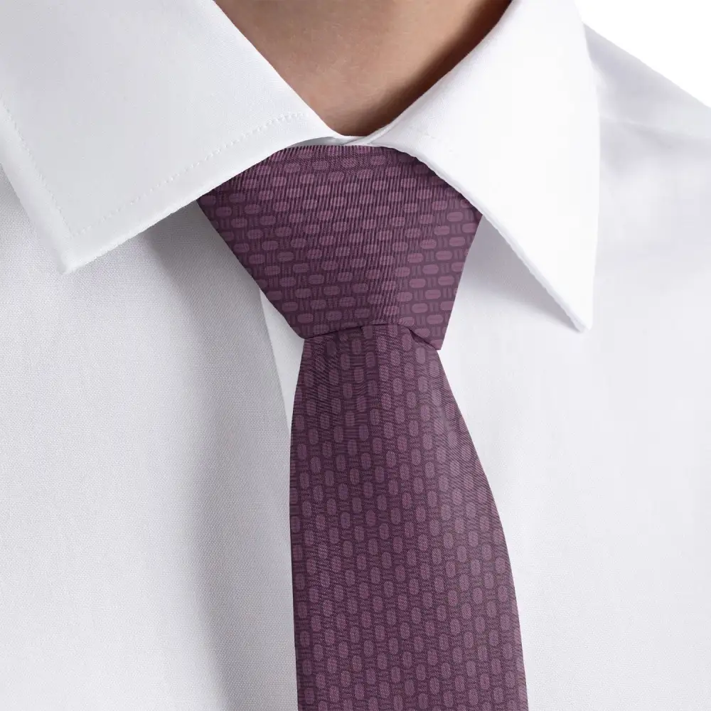 Woven Texture Pattern Necktie