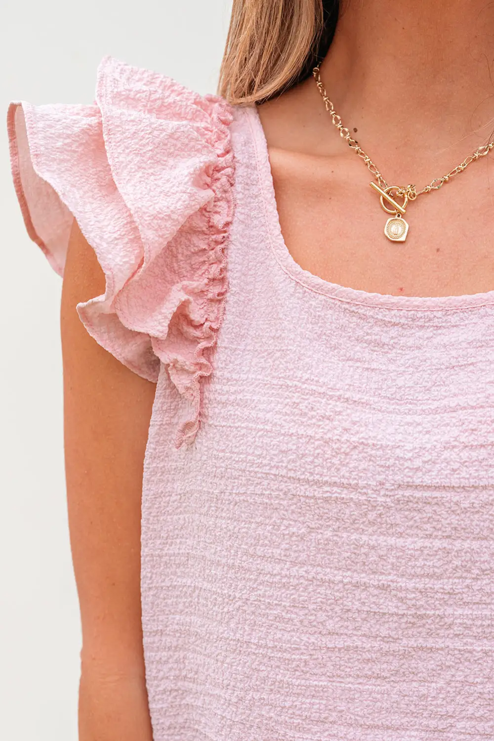 Ruffled Frilled Bow Detail Blouse